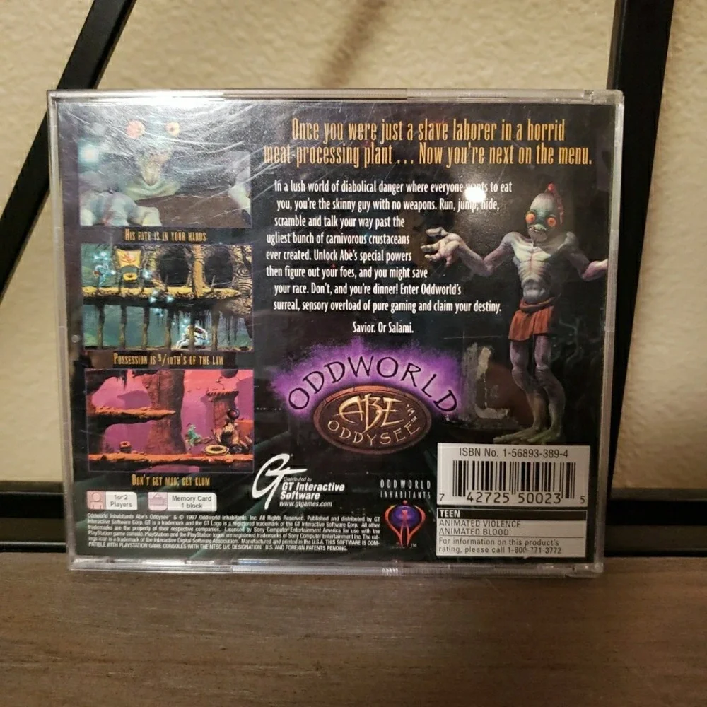 Oddworld: Abe's Oddysee (Sony PlayStation‎ 1, 1997)